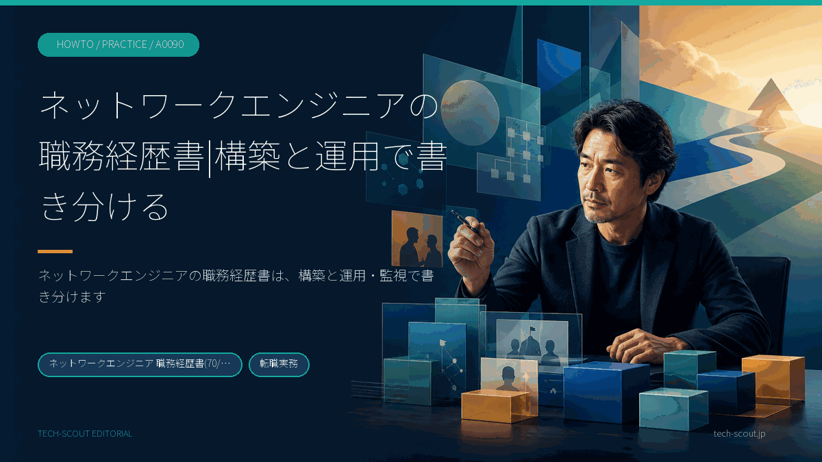 構築と運用・監視の2レーンで読み手が探す材料が違うことを示した記事のアイキャッチ