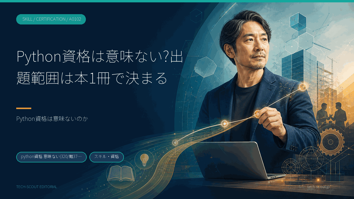 Python資格は意味ない?出題範囲は本1冊で決まる